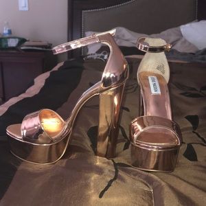 gold heels